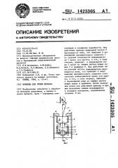 Ножницы для резки проката (патент 1423305)