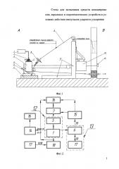 Стенд для испытания средств инициирования, взрывных и пиротехнических устройств в условиях действия импульсов ударного ускорения (патент 2617728)