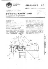 Станция погрузки-разгрузки установки трубопроводного пневмотранспорта контейнеров (патент 1440825)
