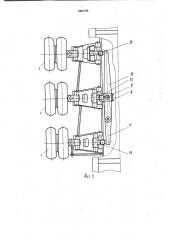 Подвеска последовательно расположенных колес относительно рамы транспортного средства (патент 1004158)
