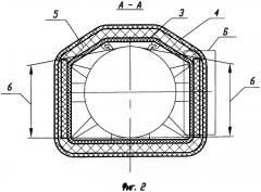 Способ изготовления пусковой трубы многоугольного сечения из слоистого композиционного материала и пусковая труба многоугольного сечения из слоистого композиционного материала (патент 2334932)