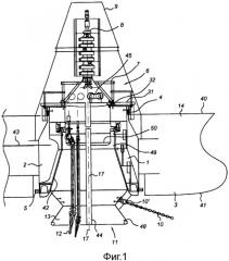 Отсоединяемая турельная якорная система с вращаемой поворотной платформой (патент 2489300)
