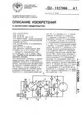 Гидравлический механизм подачи очистного комбайна (патент 1427066)