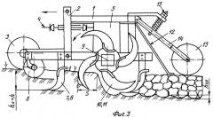 Способ безотвальной вспашки задернелых минеральных почв и устройство для его осуществления (патент 2415530)