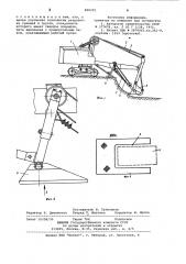 Рабочее оборудование землерой-ной машины (патент 800291)