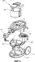 Узел пылеулавливания для пылесоса (варианты) (патент 2325836)
