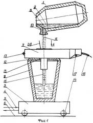 Промежуточное устройство для отсечения шлака от металла при выпуске их в виде расплава из плавильного агрегата (патент 2339887)