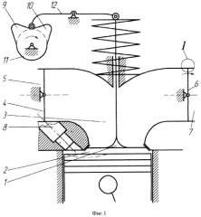 Клапанный механизм газораспределения (патент 2345228)