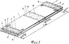 Многопустотная фибробетонная плита перекрытия с повышенной анкеровкой (патент 2600227)