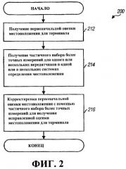 Способ и устройство для повышения с помощью измерений точности определения местоположения радиотехническим методом (патент 2494411)