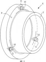 Турбина, ее элемент и авиационный двигатель (варианты) (патент 2343293)