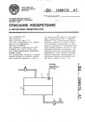 Способ определения количества топлива в баке (патент 1580175)