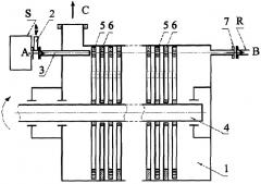 Способ и устройство вывода электронов и фотонов из газовой среды (патент 2312472)