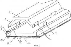 Плитно-рамный фундамент для малоэтажного строительства на слабых грунтах (патент 2496943)