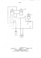 Гидросистема механизма фиксации бурового оборудования (патент 1051253)