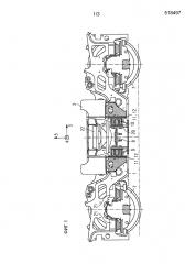 Устройство для передачи сил между ходовой частью и кузовом вагона рельсового транспортного средства (патент 2607964)