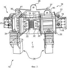 Устройство передачи электрического тока большой силы и высокой частоты (патент 2401493)