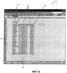 Проектирование функций электронных таблиц для работы с таблицами данных (патент 2383923)