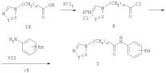 Замещенные омега-азолилалкананилиды, способ их получения и применение в качестве антиагрегантов (патент 2322440)