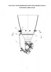 Система управления вектором тяги жидкостного ракетного двигателя (патент 2594844)