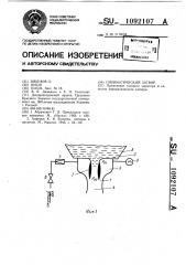 Пневматический затвор (патент 1092107)