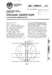 Способ выщелачивания полезных ископаемых из слабопроницаемых залежей, залегающих в хорошо проницаемых породах с водоупорами (патент 1509517)