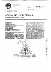 Устройство для сортировки корнеклубнеплодов (патент 1726063)