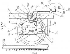 Бесчелюстная трёхосная тележка тепловоза (патент 2604924)
