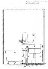 Способ обустройства ванной комнаты в многоэтажном доме (патент 2645223)