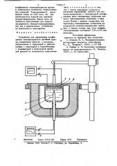 Устройство для определения коэффи-циента теплопроводности литейнойкраски (патент 830217)