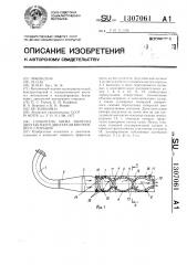 Глушитель шума выпуска двухтактного двигателя внутреннего сгорания (патент 1307061)