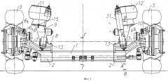 Пневматическая подвеска колесной балки (патент 2364522)