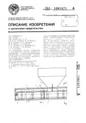 Машина для внесения твердых минеральных удобрений (патент 1091871)