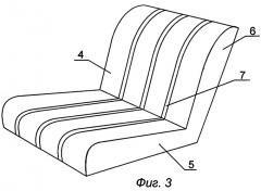 Пневматическая накладка на кресло оператора и кресло оператора (патент 2287310)