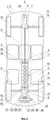 Полноприводный автомобиль (патент 2497695)