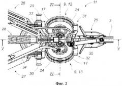 Система динамического контроля качения направляющего катка (катков) узла, направляющего транспортное средство вдоль по меньшей мере одного рельса (патент 2574503)
