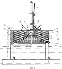 Морская платформа для запуска ракет (патент 2338659)