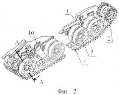 Способ и система стабилизации корпуса гусеничного транспортного средства (патент 2501668)