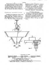 Устройство для обрушения сводов материалав бункере (патент 839881)