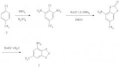 4-нитро-6-трифторметил-1,2,3-бензотритиол-1-оксид в качестве ингибитора репродукции вируса иммунодефицита человека (патент 2366419)