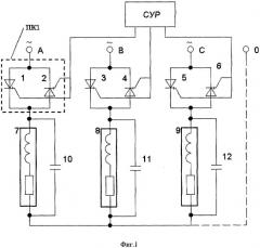 Способ управления работой м-фазного регулятора-преобразователя переменно-переменного тока (патент 2305890)