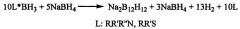 Способ получения солей додекагидрододекабората b12h12 2- (патент 2647733)