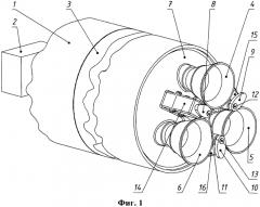 Способ управления летательным аппаратом, снабженным двигательной установкой с реактивными соплами (патент 2570745)