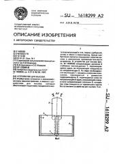 Устройство для высева (патент 1618299)