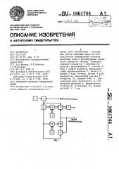 Генератор сигналов специальной формы (патент 1661744)