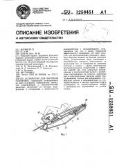 Устройство для обучения плаванию (патент 1258451)