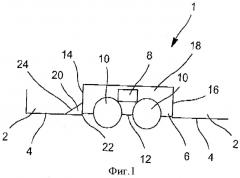 Средство турбулизации воздушного потока под каркасом железнодорожного вагона (патент 2490152)
