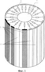 Способ формирования круговой зоны электронного сканирования цилиндрической фазированной антенной решетки (патент 2619445)