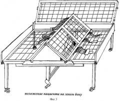 Функциональная кровать по уходу за больными (патент 2403002)