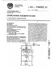 Способ контроля свободного вращения маховика и устройство для его осуществления (патент 1744333)